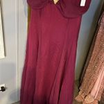 Michaelangelo  Strapless Magenta Gown Photo 0