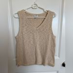 J.Crew  V-Neck Beach Sweater Tank Large Photo 2