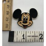 Disney Rare Vintage ‎ Pin Mickey Mouse Plastic Pinback Pins 80's Latch Clasp Face Photo 4