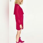 ZARA  CHIFFON OVERLAY
DRESS MAGENTA size M Photo 2