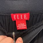 Elle Women Black Zipper Front Skirt Size L Rayon Spandex Grunge Goth Whimsigoth Photo 4