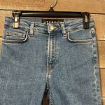 UTERQUE baby flare with slit jeans size 24 Blue Photo 1