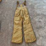 Vintage Swing West Tan Snow Bib Overalls SIZE 10 Gold Photo 5