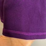 Lululemon Purple Striped Workout Tops Size 6 Photo 7