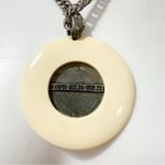 Vintage Bold Zodiac Scorpio Pendant Disc Necklace Large
Astrological Round Silver Photo 2
