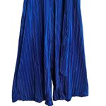 Anthropologie MAEVE Size Small SONATA BLUE PLEATED WIDE LEG CAP SLEEVE JUMPSUIT Photo 4