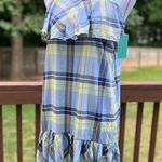 Copper Key Plaid sundress jr large new Photo 0