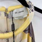 St. John  Floral-Print Cold-Shoulder Silk Crepe De Chine Kaftan Dress Photo 2