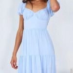 Blue Summer MIDI Dress Size 4 Photo 0