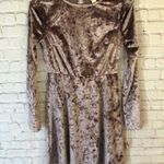 Mossimo Supply Co Mossimo Blush Velvet Chrushed Dress Photo 1
