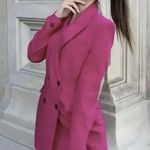 ZARA BUTTONED BLAZER DRESS w/ Pockets & Buttons NEW Photo 3