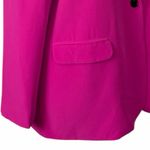 Vince Camuto  Women’s XXL Fuchsia Pink Stretch Blazer One Button Notch Lapel Photo 11