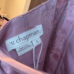 Anthropologie  x V. Chapman The Charlotte Dress in Orchid Haze Windsor Brocade Photo 4