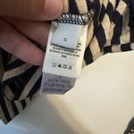 Citizens of Humanity Selma Turtleneck In Oatmeal Stripe Rinse Size Small Preppy Photo 2