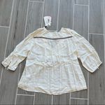 Ba&sh NWT $235  AMBER OFF WHITE BLOUSE SZ 1 SMALL Photo 4