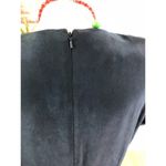 Patrick Formal Dress Women's Sz 6 Black Floral Beaded Sequin Back Zip 100% Silk Photo 3