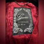 Guess Y2K vintage red suede leather jacket size medium rare!! Photo 1