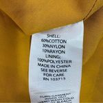 Nanette Lepore  Lace Fit Flare Shirt Dress Dark Yellow 6 Photo 10