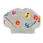Disney Vault Collection 50th Anniversary “Stickers” Crewneck Shirt Grey Gray S Photo 3