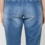 Vervet Emma high rise distressed blue jeans with belt. Size 26. NWT Photo 4