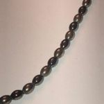 NY Gunmetal Gray Dark Gray Beaded Boho Necklace Photo 4