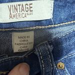 Vintage America Boho Skinny Ankle 6/28 Blue Photo 5