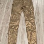 Benetton gold metallic skinny jeans size 31 Photo 5