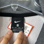 Nike NWT  Women's XS Logo Half-Zip Sweater Therma-Fit Pullover Gray, X-Small Photo 3