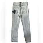 MOTHER The Button Fly Dazzler Ankle Straight Blue Size 26 Photo 5