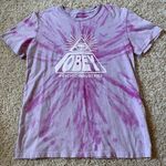 Obey Washed Out Pink Tie Dye  tee Photo 0