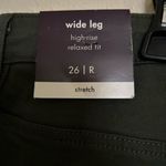 Green Flare Wide Leg Jeans Size 26 Photo 2