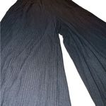 Divided H&M  Black Ribbed Elastic waist Summer Wide Leg Cropped
Pants Casual Photo 3