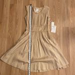 2 B. Rych NWT  tan pleated dress size 0 Photo 10