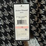 Jessica Howard Dress Womens 10 Black Houndstooth Glitter Knit Shift Dress NEW Photo 10