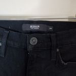 Hudson Jeans NEW Hudson Barbara High Waist Black Denim Distressed Super Skinny Ankle Jeans 24 Photo 4