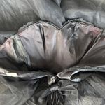 Vtg‎ 80s Prom Dress Sz S Sequins Strapless Tulle Gothic Whimsigoth Fairy Grunge Black Photo 8