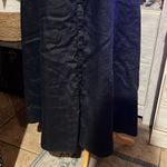 Nikki Valentine, Irish linen Black Sleeveless Button Photo 3