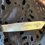 Free People Intimately  Black Starry Eyelet Peplum Tank Top Racerback size Small Photo 11