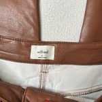 Aritzia  Wilfred Vegan Leather Melina Straight Leg Pant in Brown Photo 4