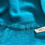 Victoria's Secret Cotton High-Rise Fleece Wide-Leg Lounge Pants Sweatshirt Set Photo 6