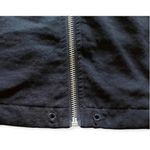 H&M  Divided Black Minimalist Festival Bohemian Cropped Womens Jacket SZ 4 Photo 3