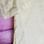 MALVIN HAMBURG GERMANY 100% LINEN CROCHET V NECK YELLOW SWIM BEACH COVER 10 Photo 7