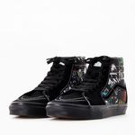 Vans NWT X Disney 100th Villains Sk8 Hi Shoes Black Sneakers M 9.5 W 11 Photo 2