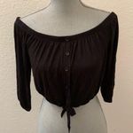 LA Hearts L A Hearts Pac Sun black crop top juniors Large L versatile beautiful Y2K Photo 7