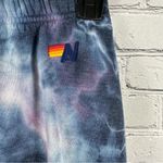 Aviator Nation Hand Dyed Tie-Dye Sweatpants Joggers Comfortable Blue & Purple XS Photo 5