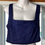 SheIn 1X Plus Square Neck Denim Tank Top Photo 0