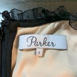 Parker  Black‎ Lace Mesh Mini Dress Sheer Romantic Gothic Party Small Vampcore Photo 2