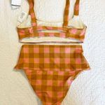 l*space X SEAESTA SEASIDE GINGHAM Jess Bikini Top & Bottom SET Plaid Size Small S Photo 2
