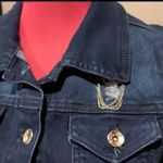 Embellished distressed denim vest size M Blue Size M Photo 1