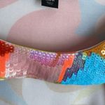 Boston Proper Sequin Cutout Neckline Ruched Maxi Dress Photo 5